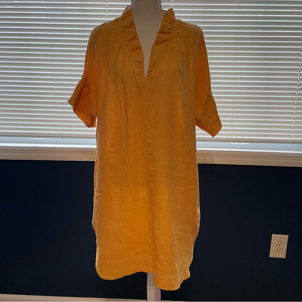 Finley Crosby Linen Ruffle Dress - Picture 7 of 12